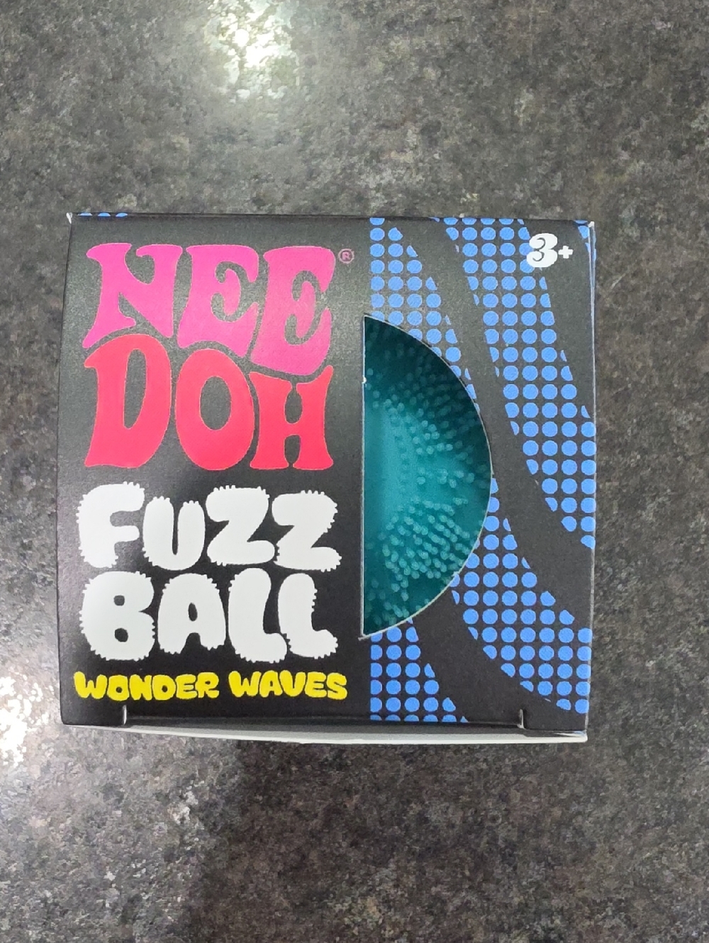 Fuzz Ball Wonder Waves - Teal Sensory Toy